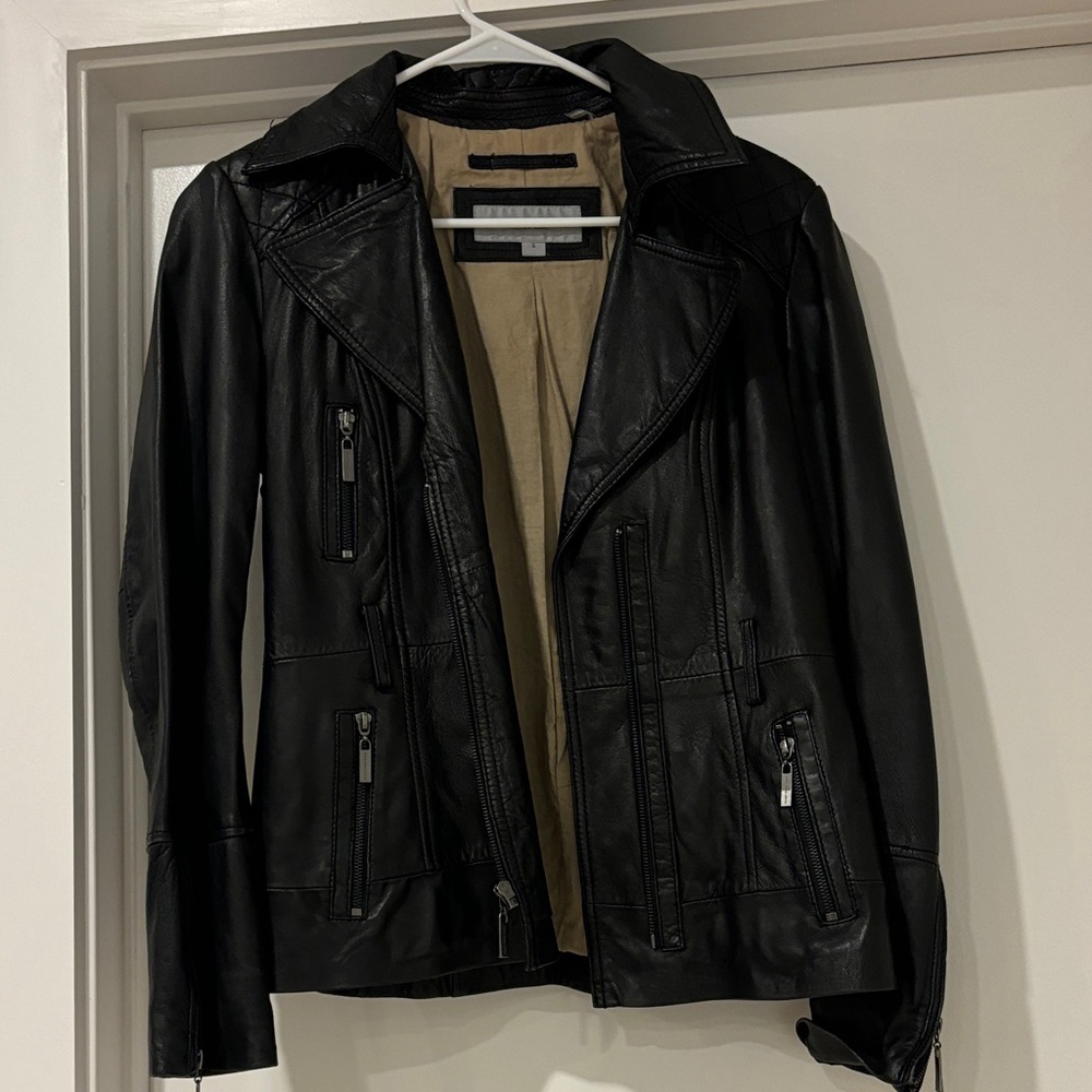 Marc New York Black Leather Jacket